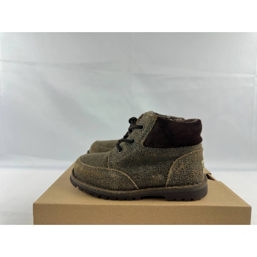 UGG Orin Wool Toddler Brown Boots Brown Size 7K - Picture 5 of 11